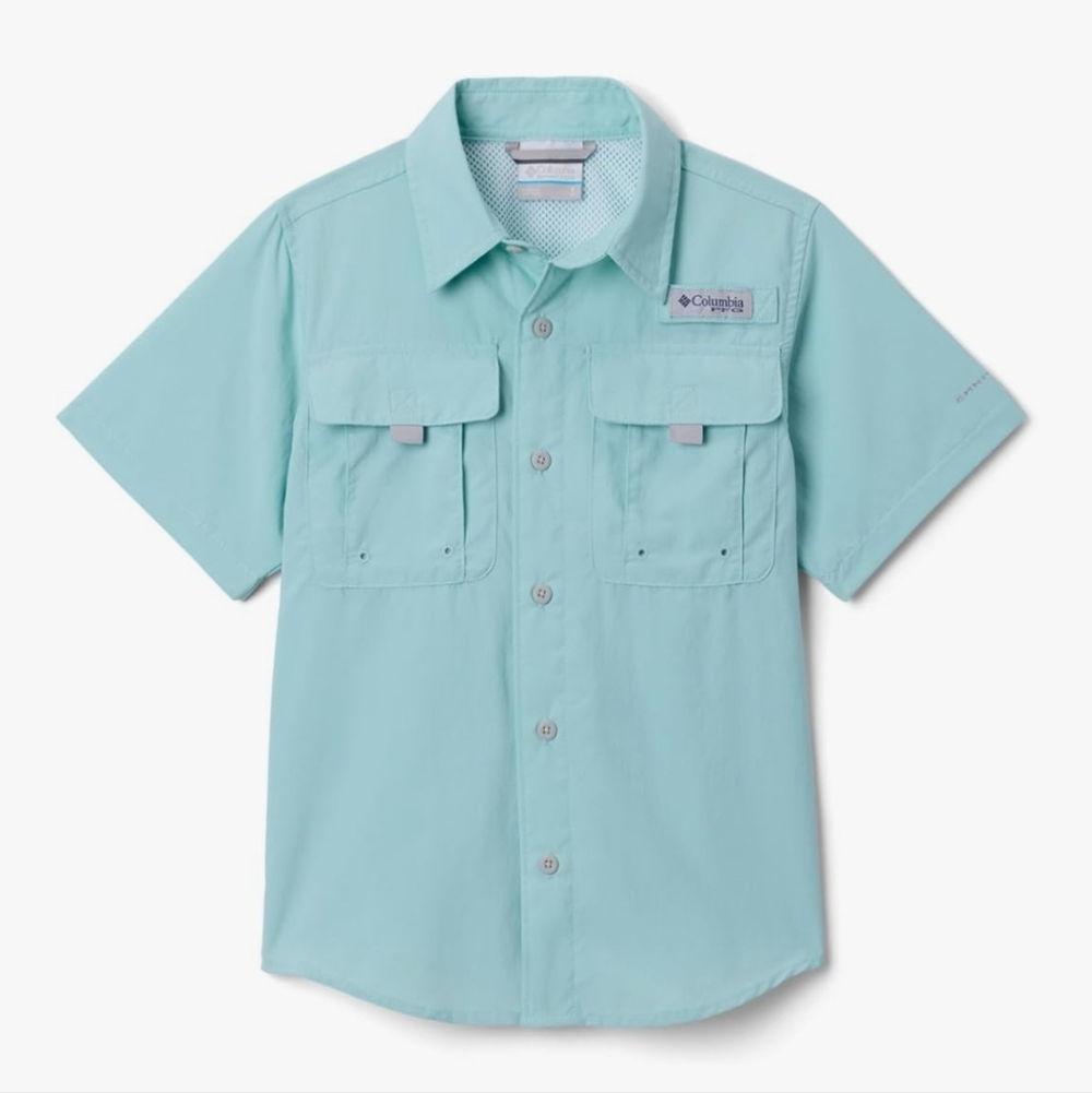 NWT Columbia Boys Bahama II Short Sleeve Shirt